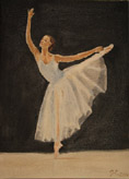 Ballerina i Vitt