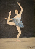 Blå Ballerina